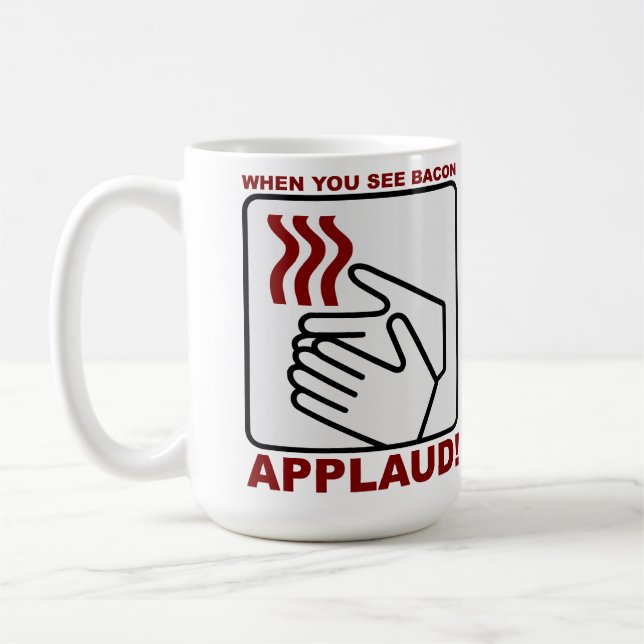 Tasse Applaudissements Bacon (Gauche)