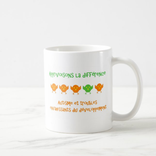 Tasse Apprivoisons la différence Coffee Mug (Right)