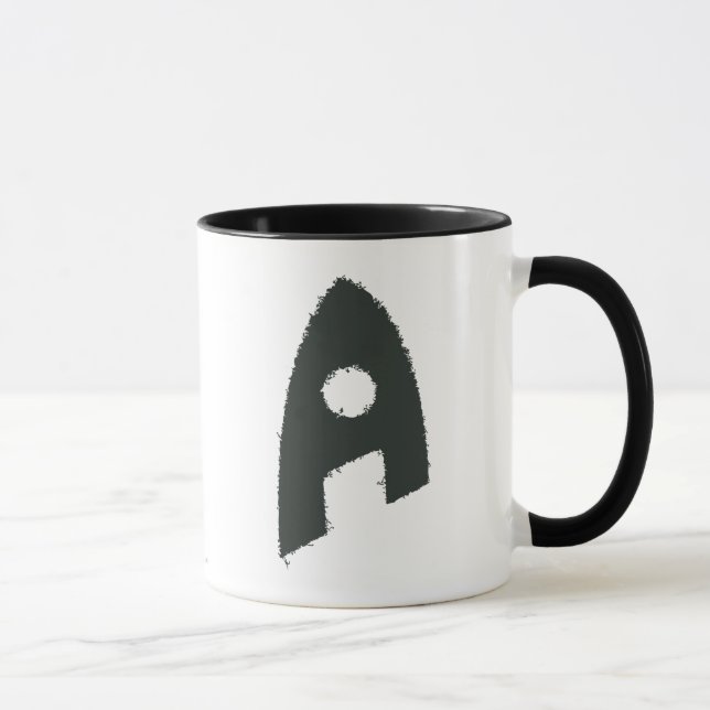 Tasse Aquaman Grunge 'A' (Droite)