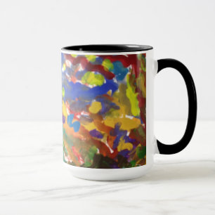 Tasse Aquarelle abstraite multicolore