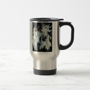 Tasse Arabe blanche de voyage