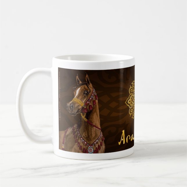 Tasse Arabe de cheval (Gauche)
