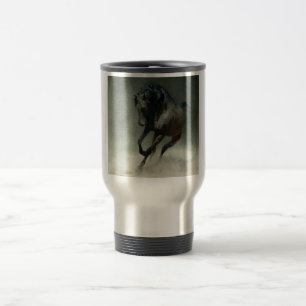 Tasse arabe noire de voyage