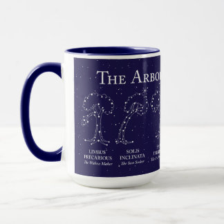 Tasse Arboriste Ciel de Nuit Bleu 15 oz.
