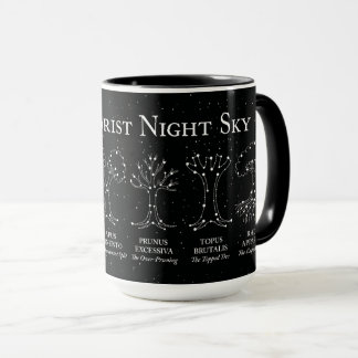 Tasse Arboriste ciel nocturne noir 425 ml
