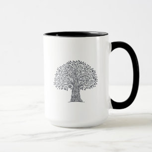 Tasse Arbre de griffonnage de la vie