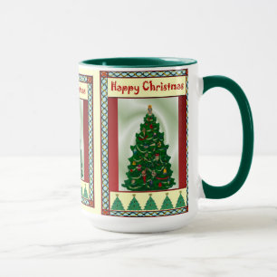 Tasse Arbre de Noël, Noël heureux