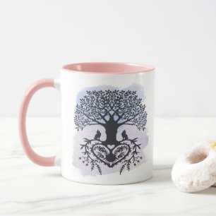 Tasse Arbre de vie d'art populaire