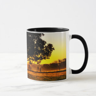Tasse Arbre pendant le matin