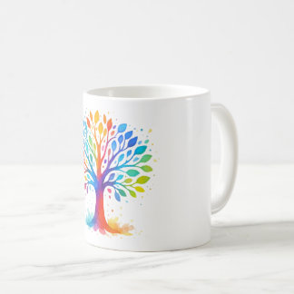 Tasse Arc-en-Ciel Chakras Arbre de Vie | Vibrant