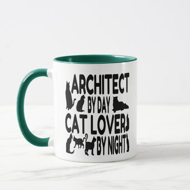 Tasse Architect Loves Cats (Gauche)