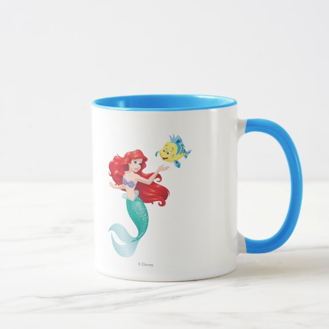 Tasse Ariel et Flounder (Droite)