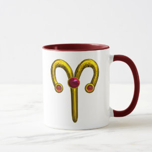 TASSE ARILD ZODIAC BIJOUX D'ANNIVERSAIRE AVEC RAM