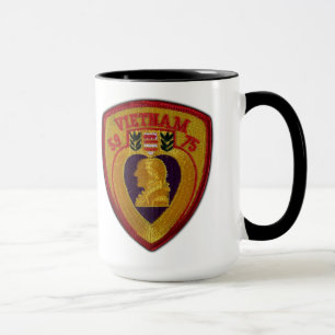 Tasse armée de terre marine force aérienne vietnam purpl