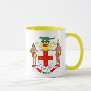 Tasse Armoiries et hymne jamaïcains