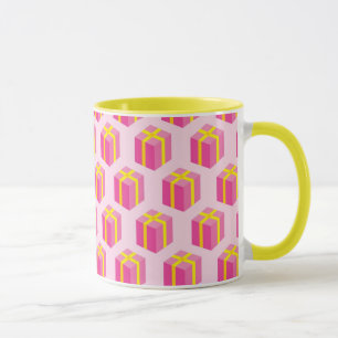 Tasse Arrière - plan avec des cadeaux