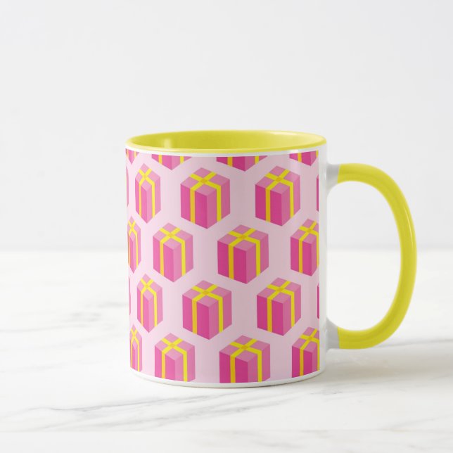 Tasse Arrière - plan avec des cadeaux (Droite)