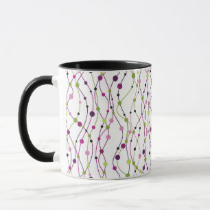Tasse Arrière - plan multicolore de point