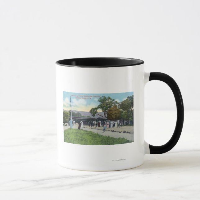 Tasse Arrivée du train à Boyes Hot Springs (Droite)