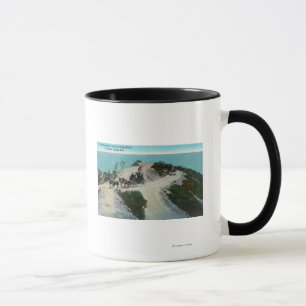 Tasse Arrondissage de la boucle sur la route d'étape