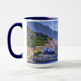 Tasse Art coloré de photo d'Amalfi Italie l'Europe