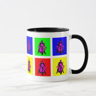 Tasse Art de bruit de cavalier de mod