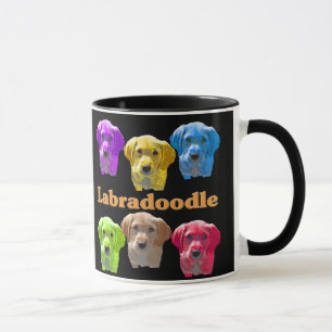 Tasse Art de bruit de Labradoodles
