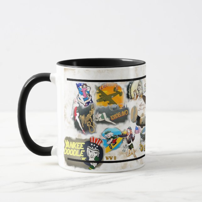 Tasse Art de nez de bombardier - WW II (Gauche)