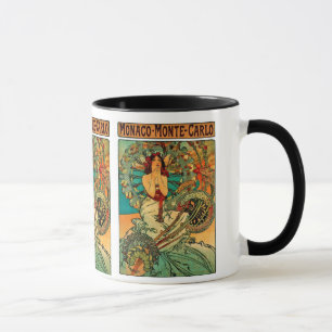 Tasse Art Nouveau du Monaco Monte Carlo