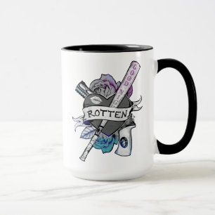 Tasse Art "putréfié" de tatouage du peloton   Harley