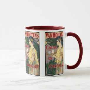 Tasse Art vintage : Chocolat au cacao Holland de Van Hou