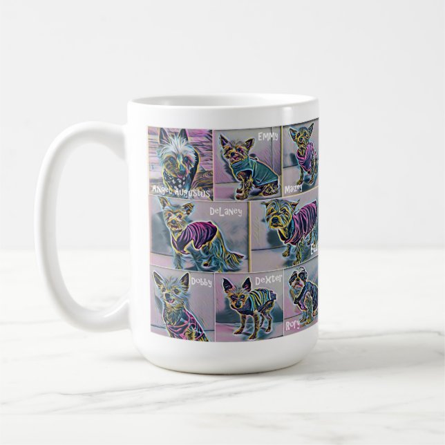 Tasse artistique puissante minuscule d'équipe (Gauche)