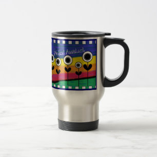 Tasse Artsy de voyage d'aide médical