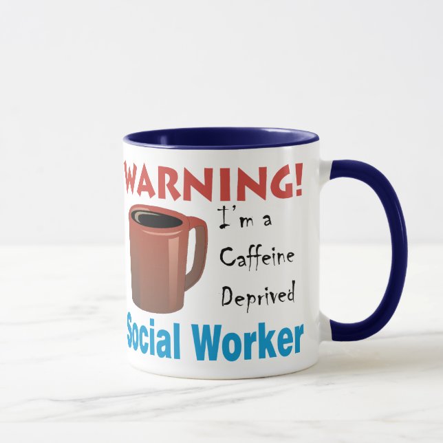 Tasse Assistant social déshérité par caféine (Droite)