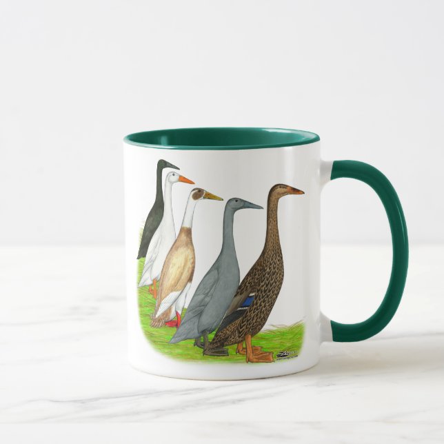 Tasse Assortiment de canard de coureur (Droite)
