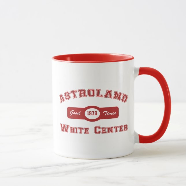 Tasse Astroland central blanc (Droite)