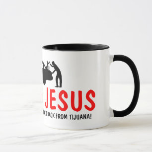 Tasse Athée drôle j'ai trouvé Jésus