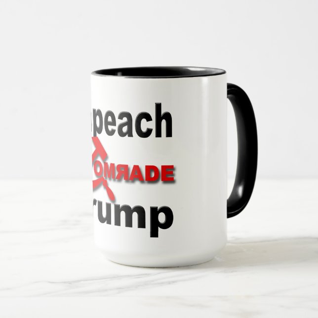 Tasse Attaquez camarade Trump (Devant droit)