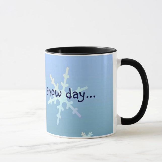 Tasse Attendant un jour de neige… (Droite)