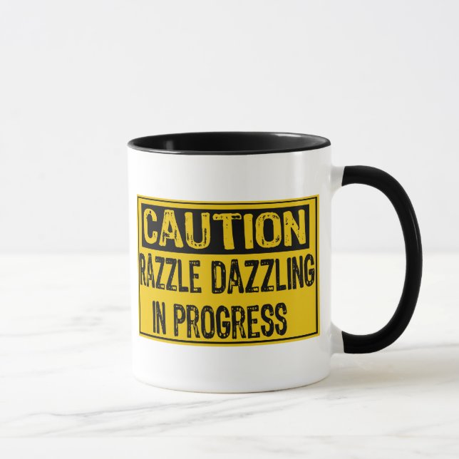 Tasse Attention Signaler Éblouir En Cours-Bk/Yl (Droite)