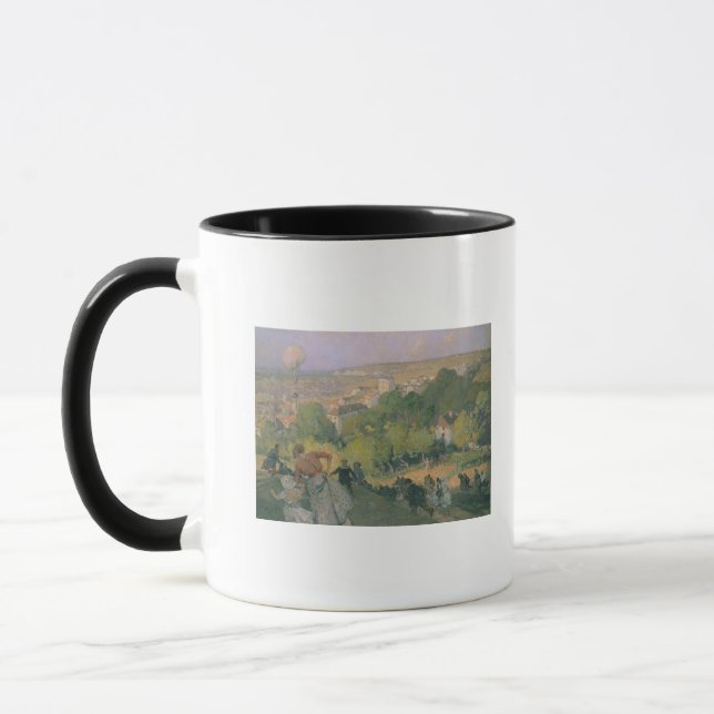Tasse Atterrissage de ballon chez pré St-Gervais, c.1885 (Gauche)
