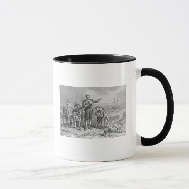 Tasse Atterrissage des pèlerins, 1620 (Droite)