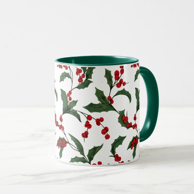 Tasse au houx (Devant droit)