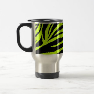 Tasse au néon de voyage de zèbre