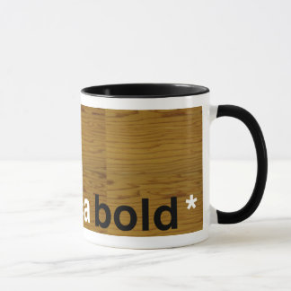 Tasse audacieux helvetica