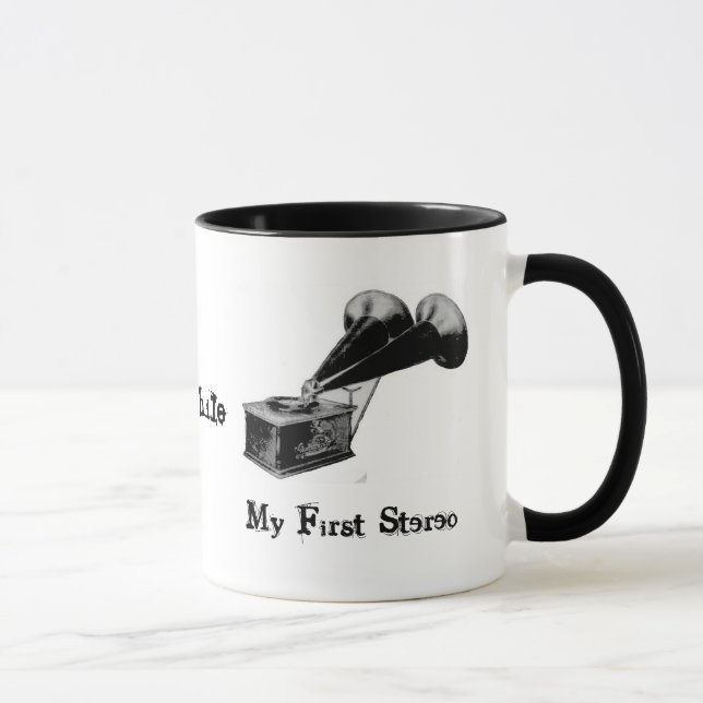 Tasse Audiophile - ma premières tasse/tasse stéréo (Droite)