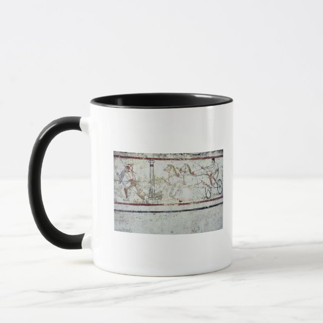 Tasse Aurige et gladiateur, de la tombe de (Gauche)