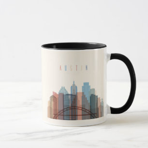Tasse Austin, horizon de ville du Texas