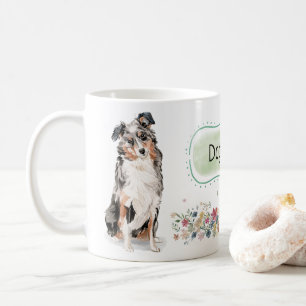 Tasse australienne d'aquarelle de berger