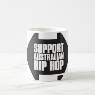 Tasse australienne de hip hop de soutien